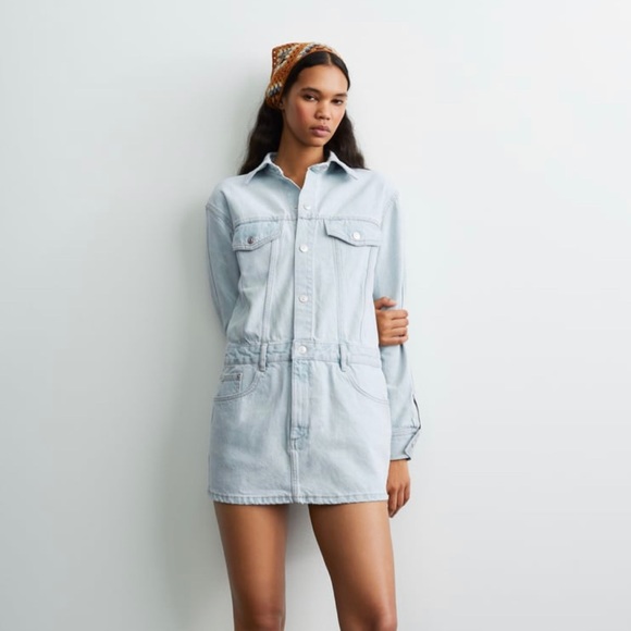 Zara Dresses & Skirts - ZARA NWT Denim Dress